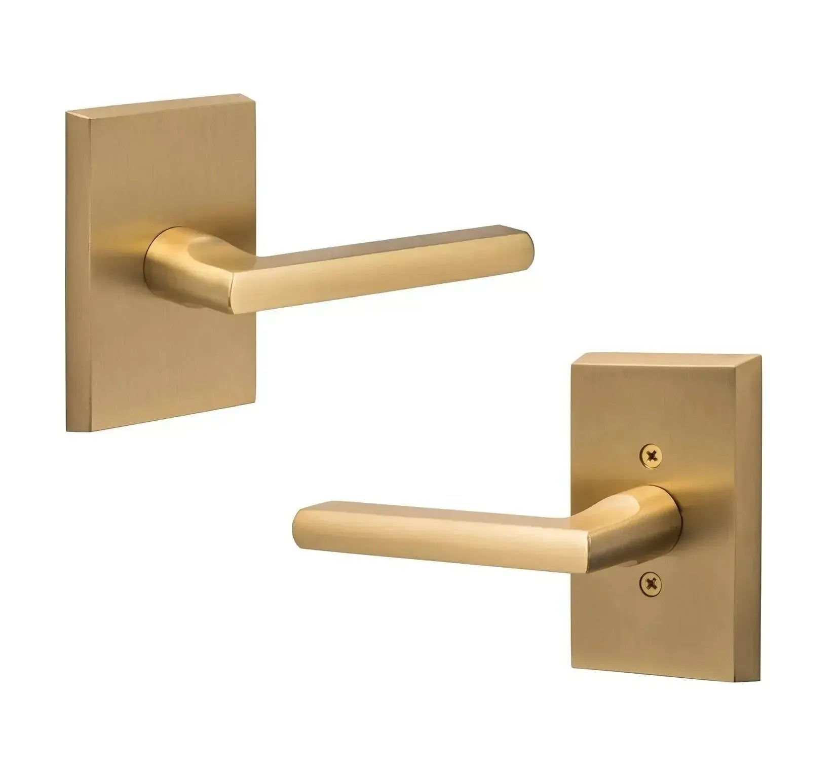 Sure-Loc Logan Lever in Satin Brass finish