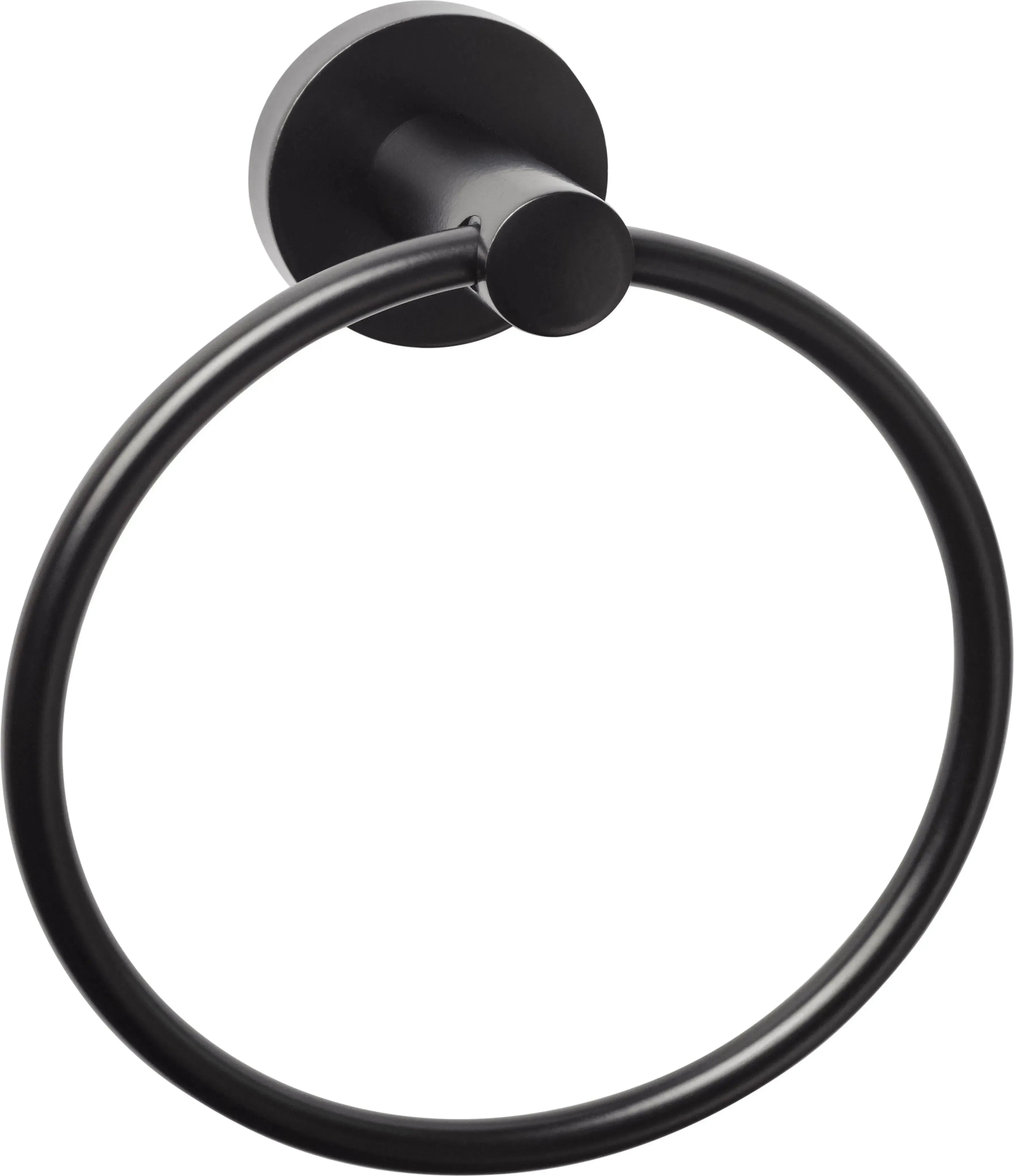 Sure-Loc Lugano Towel Ring in Flat Black finish