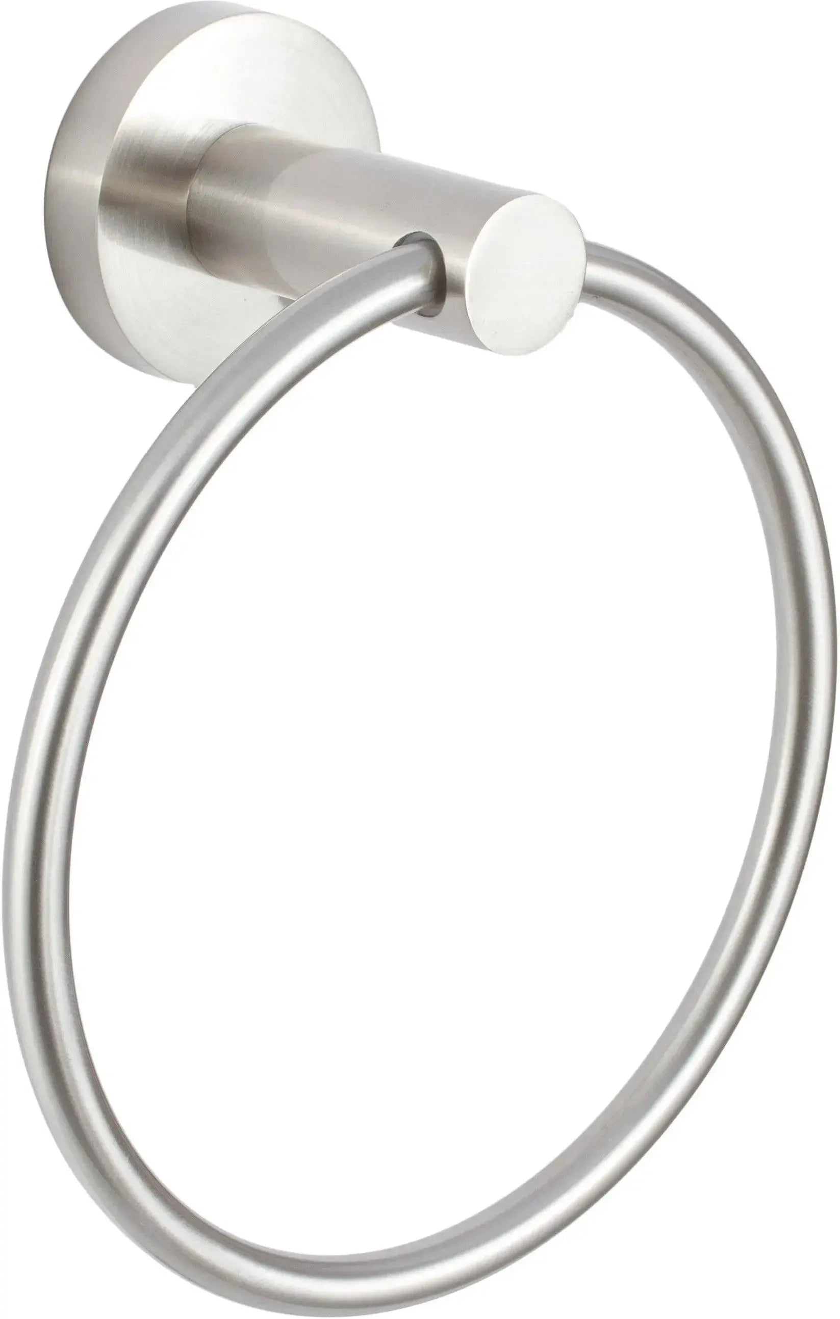 Sure-Loc Lugano Towel Ring in Satin Nickel finish