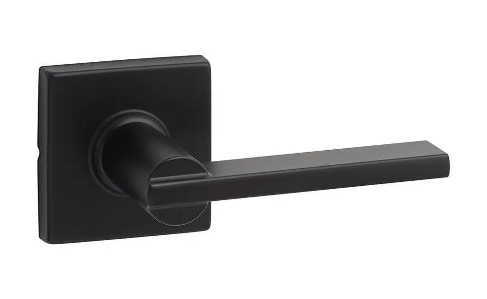 Sure-Loc Mesa Lever with Square Rosette Flat Black