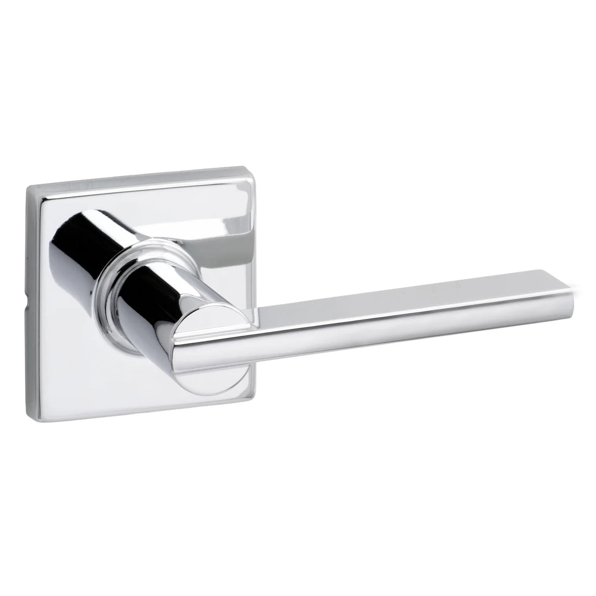 Sure-Loc Mesa Lever with Square Rosette Polished Chrome