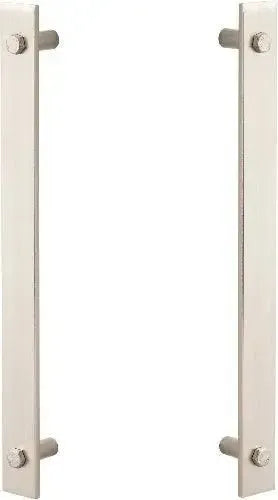 Sure-Loc Modern Barn Door Double Handle in Satin Nickel finish
