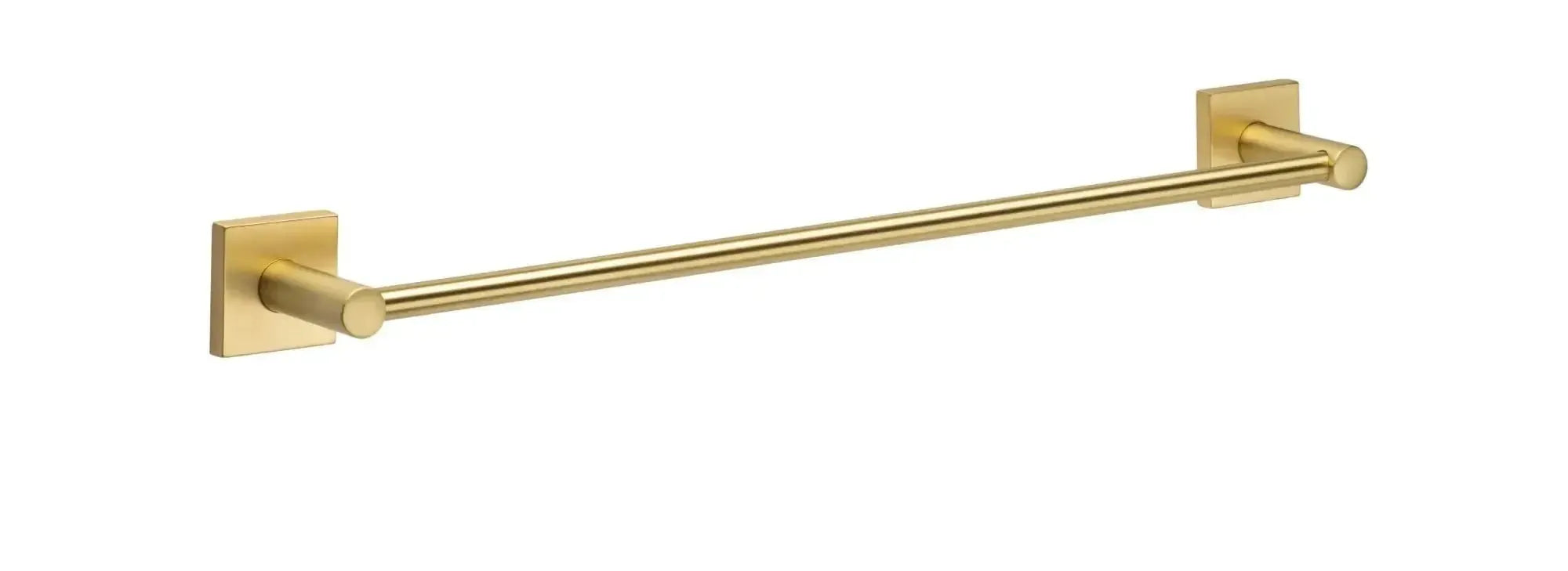 The Sure-Loc Monza 18" Towel Bar in Satin Brass finish.