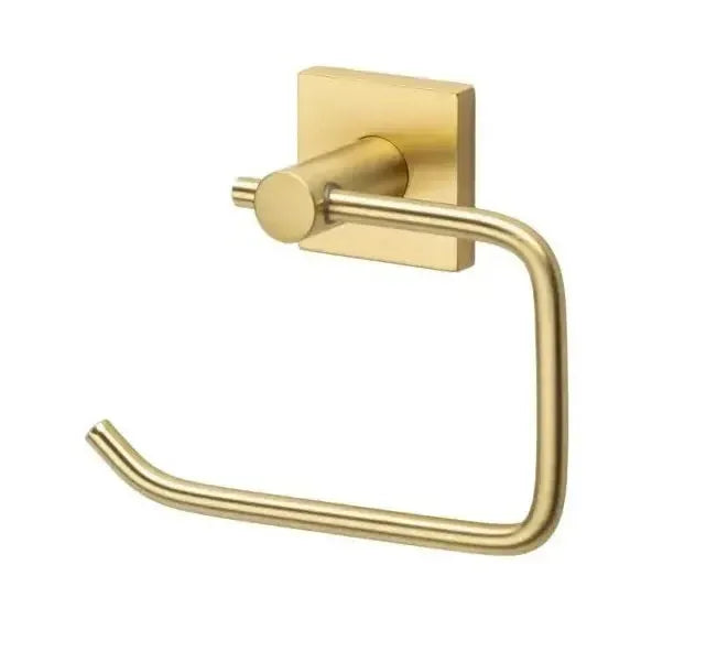 The Sure-Loc Monza Euro Style Paper Holder in Satin Brass finish.