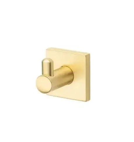 The Sure-Loc Monza Robe Hook in Satin Brass finish.