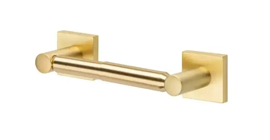 The Sure-Loc Monza Two-Post Paper Holder in Satin Brass finish.