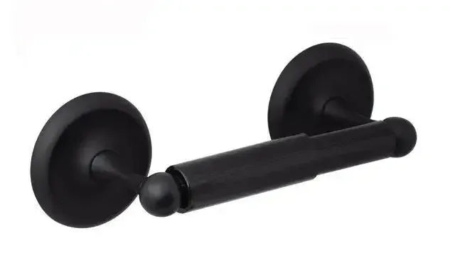 The Sure-Loc Pinedale Two-Post Paper Holder in Flat Black finish.