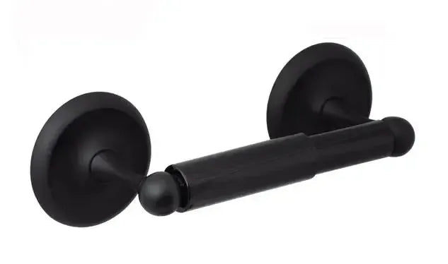 Sure-Loc Pinedale Two-Post Toilet Paper Holder in Flat Black finish