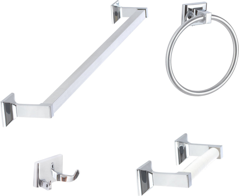 Sure-Loc Basic Series Bath Set in Polished Chrome finish