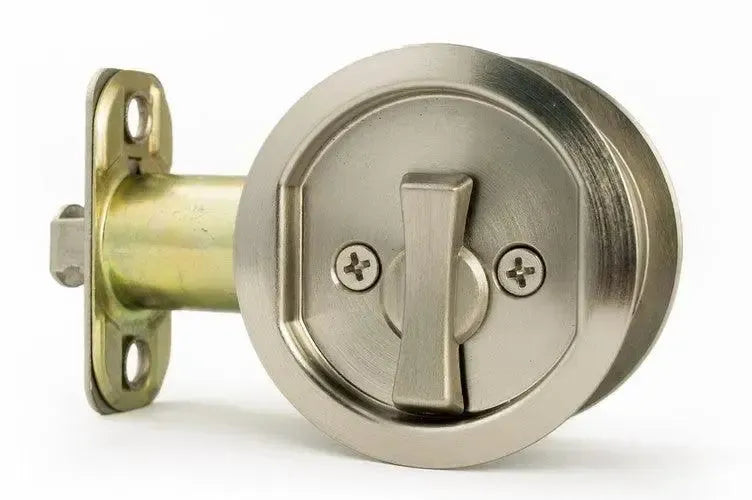 Sure-LocSure-Loc Round Pocket Door Pull, Privacy in 