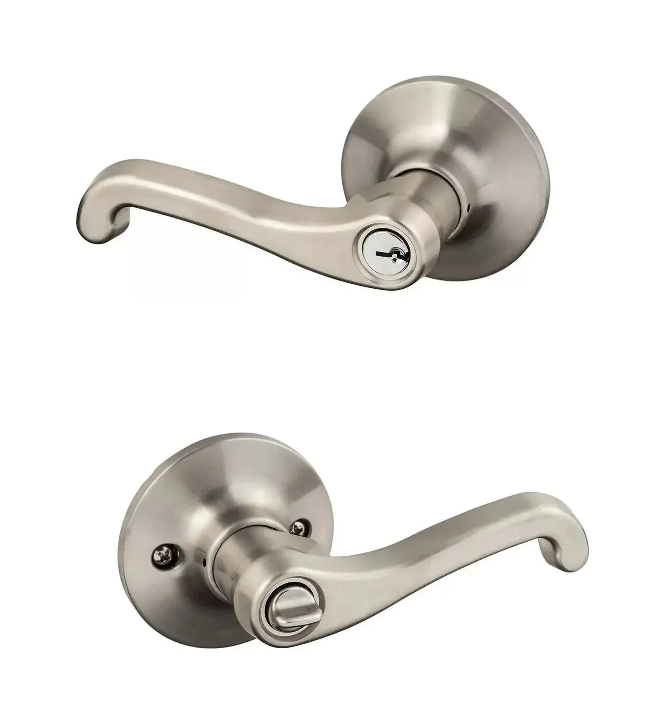 Sure-Loc Sage Lever in Satin Nickel finish