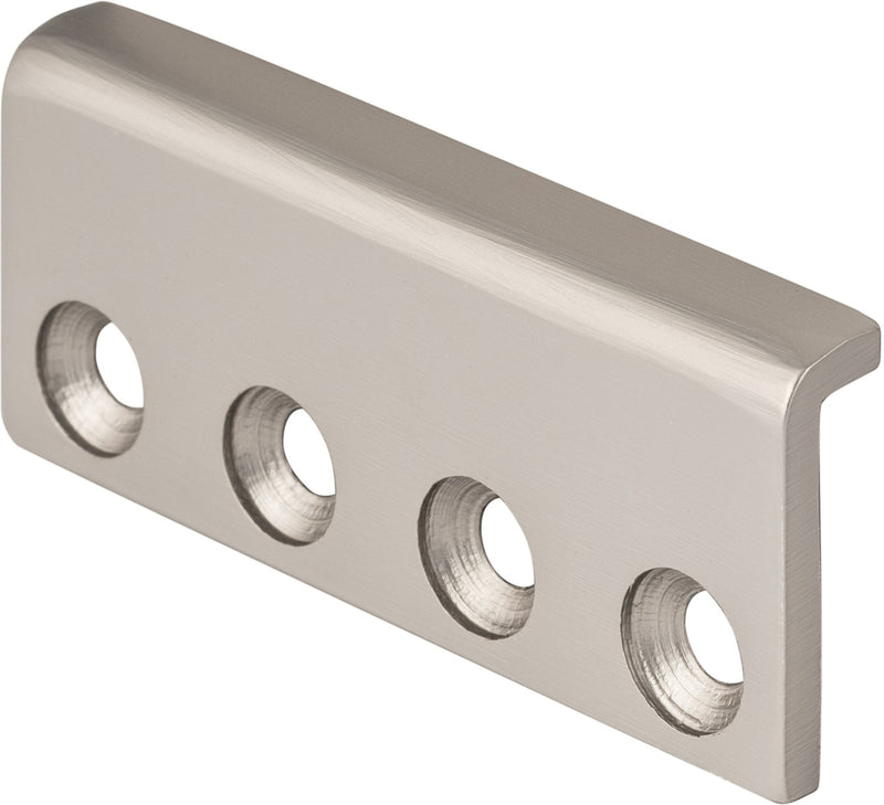 The Sure-Loc Barn Door Rail Connector in Satin Nickel finish