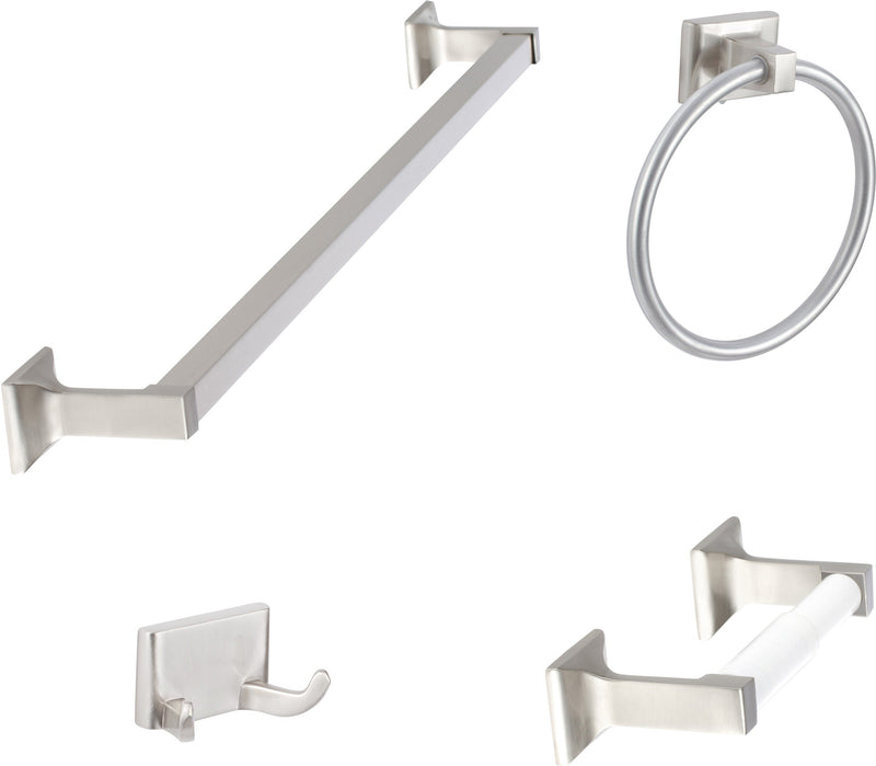 Sure-Loc Basic Series Bath Set in Satin Nickel finish