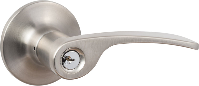 The Sure-Loc Edge Lever, Grade 2 in Satin Nickel finish