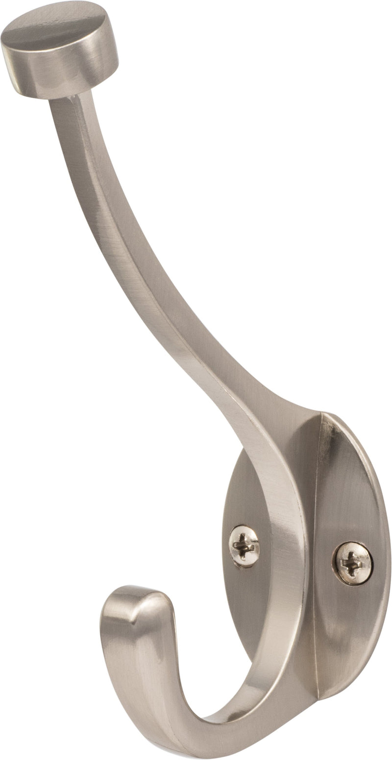 Sure-Loc Heavy Duty Pilltop Coat Hook in Satin Nickel finish