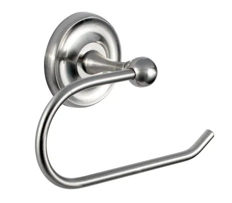 The Sure-Loc Pinedale Single-Post Paper Holder in Satin Nickel finish.