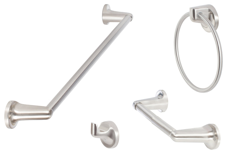 Sure-Loc Sierra Series Bath Set, Two Post in Satin Nickel finish