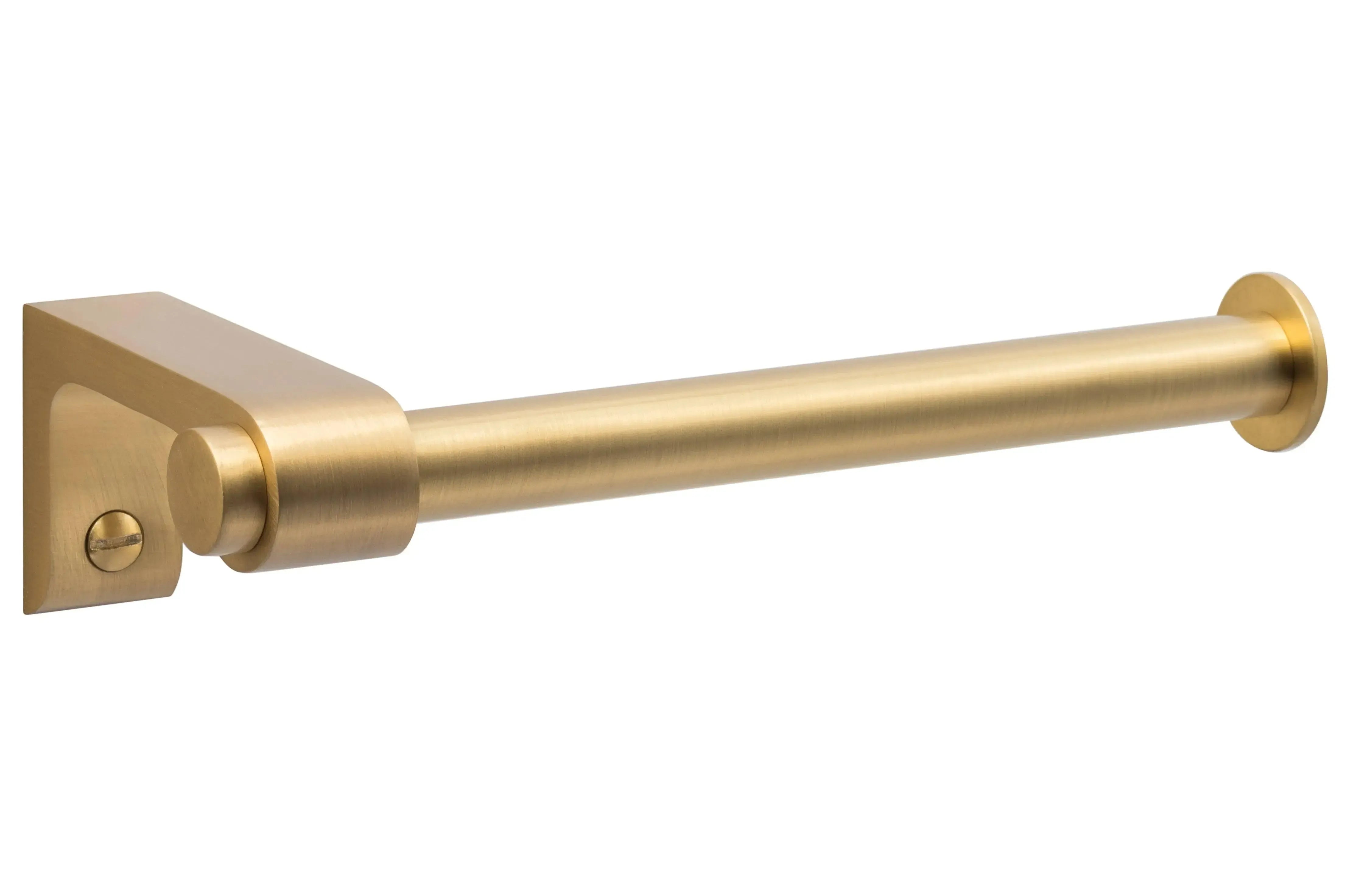Sure-Loc Sedona Single Post Paper Holder in Satin Brass finish