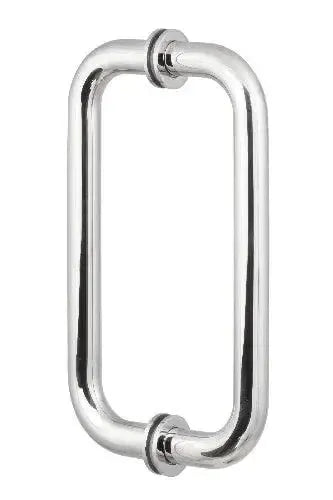 Sure-Loc Shower Door Handle, C Shape, 2-Sided in Polished Chrome finish