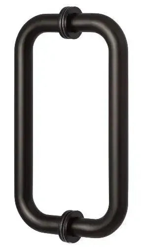 Sure-Loc Shower Door Handle, C Shape, 2-Sided in Vintage Bronze finish