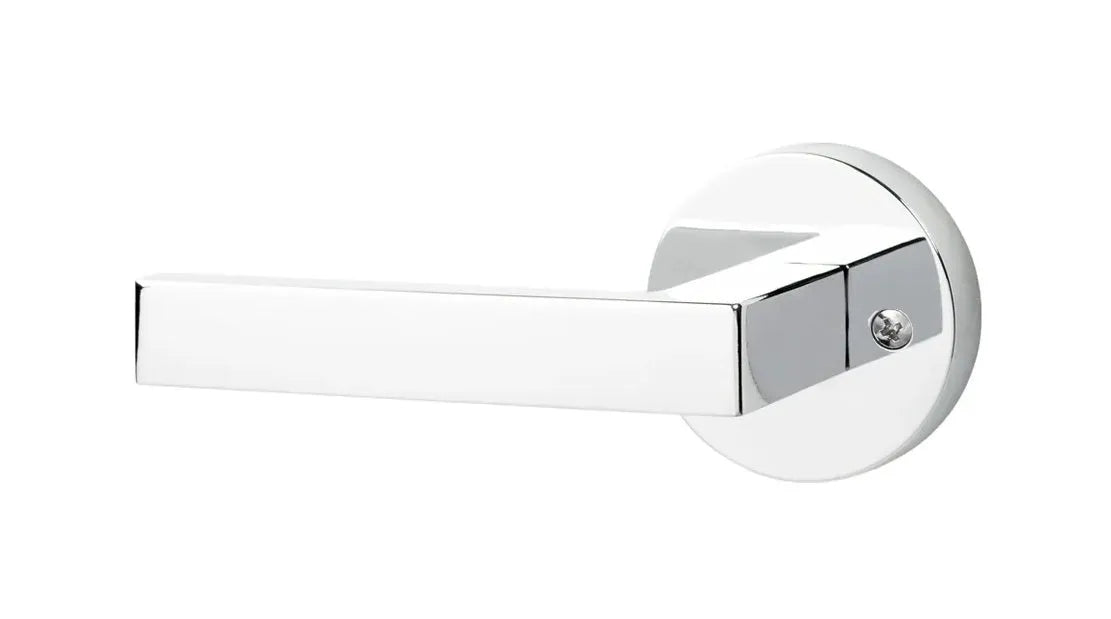 Sure-Loc Sienna Lever with Round Rosette in Polished Chrome finish