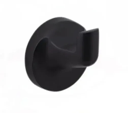 The Sure-Loc Sierra Robe Hook in Flat Black finish.