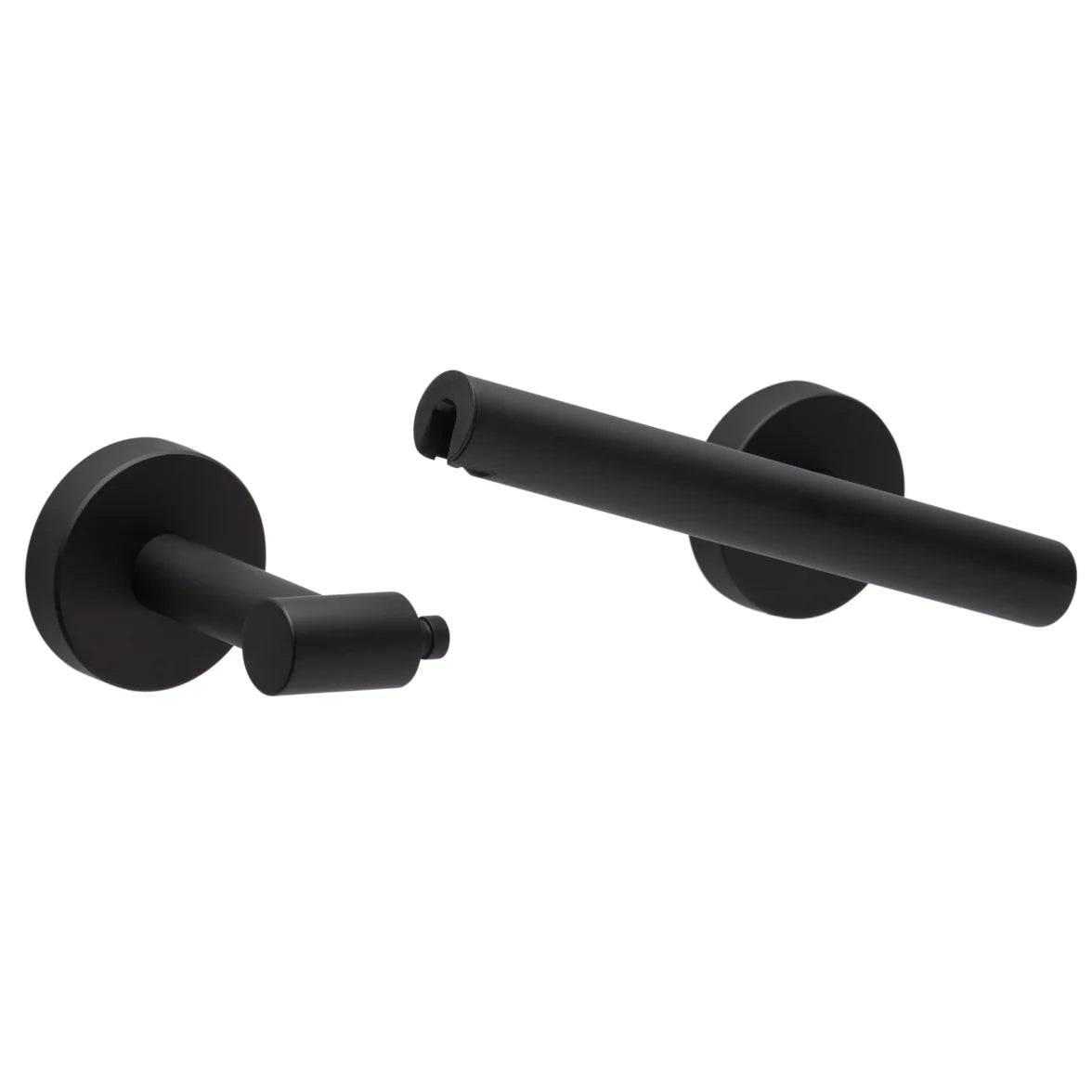 Sure-Loc Sorrento Two-Post Pivot Paper Holder Flat Black