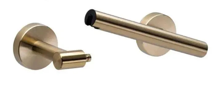 Sure-Loc Sorrento Two-Post Pivot Paper Holder in Satin Brass finish