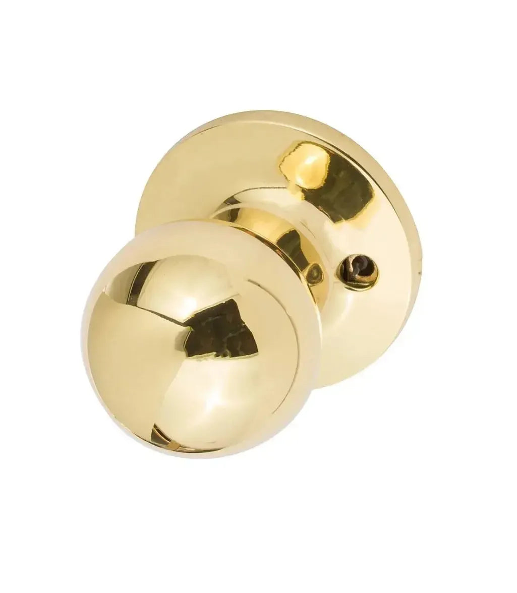 Sure-Loc Tahoe Knob in Polished Brass finish