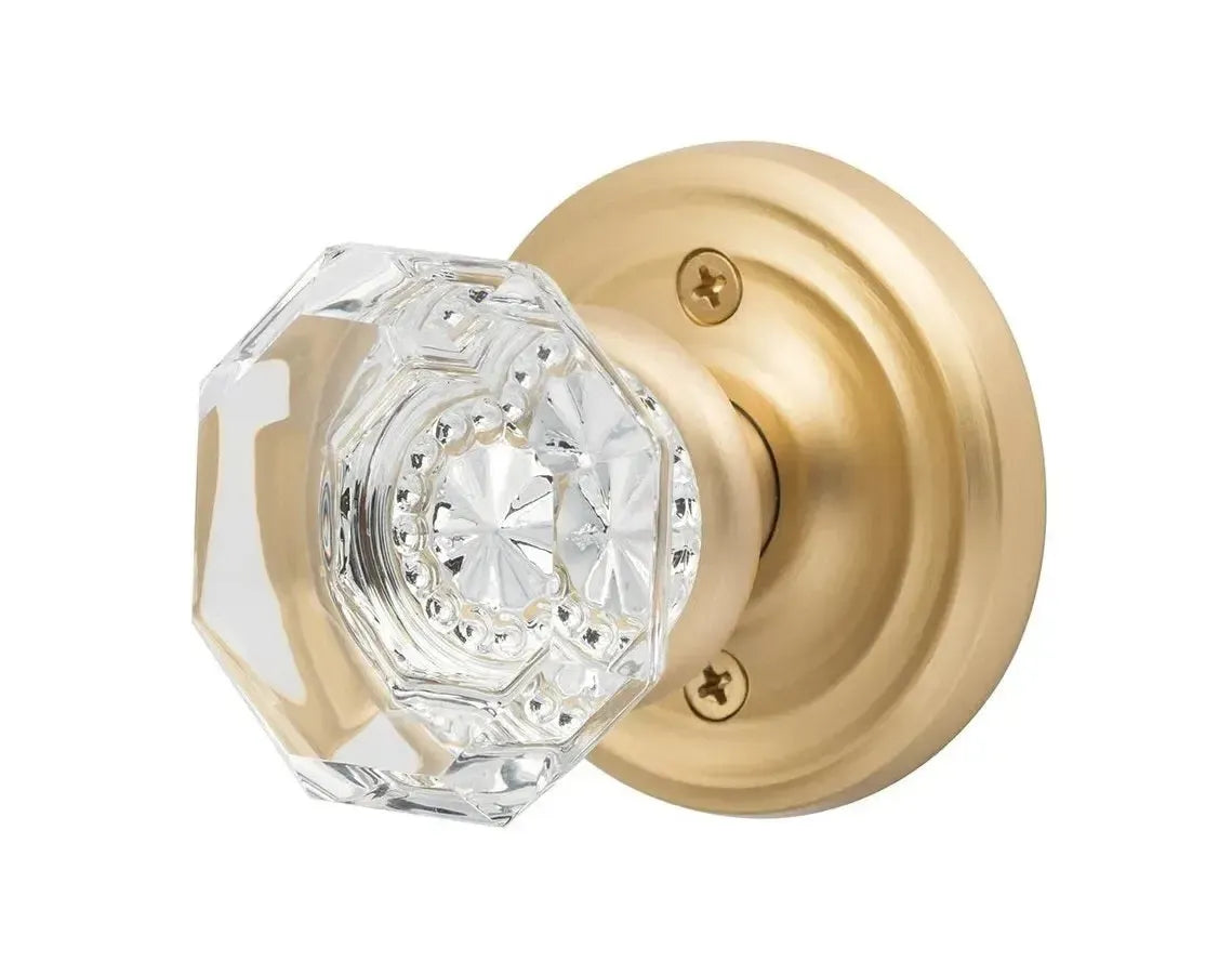 Sure-Loc Torrey Knob in Satin Brass finish