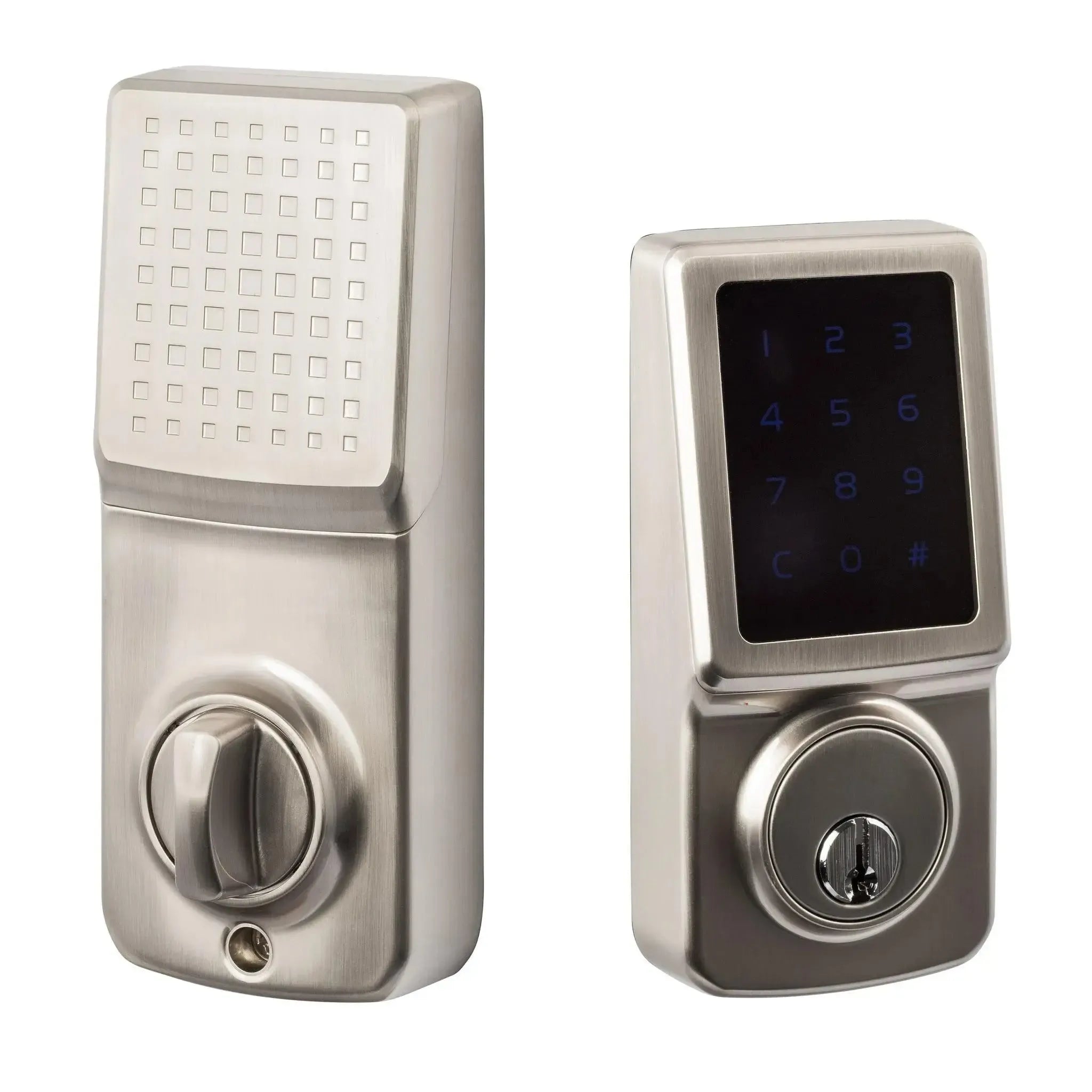 Sure-Loc Touch Screen Deadbolt With Z Wave Function Satin Nickel
