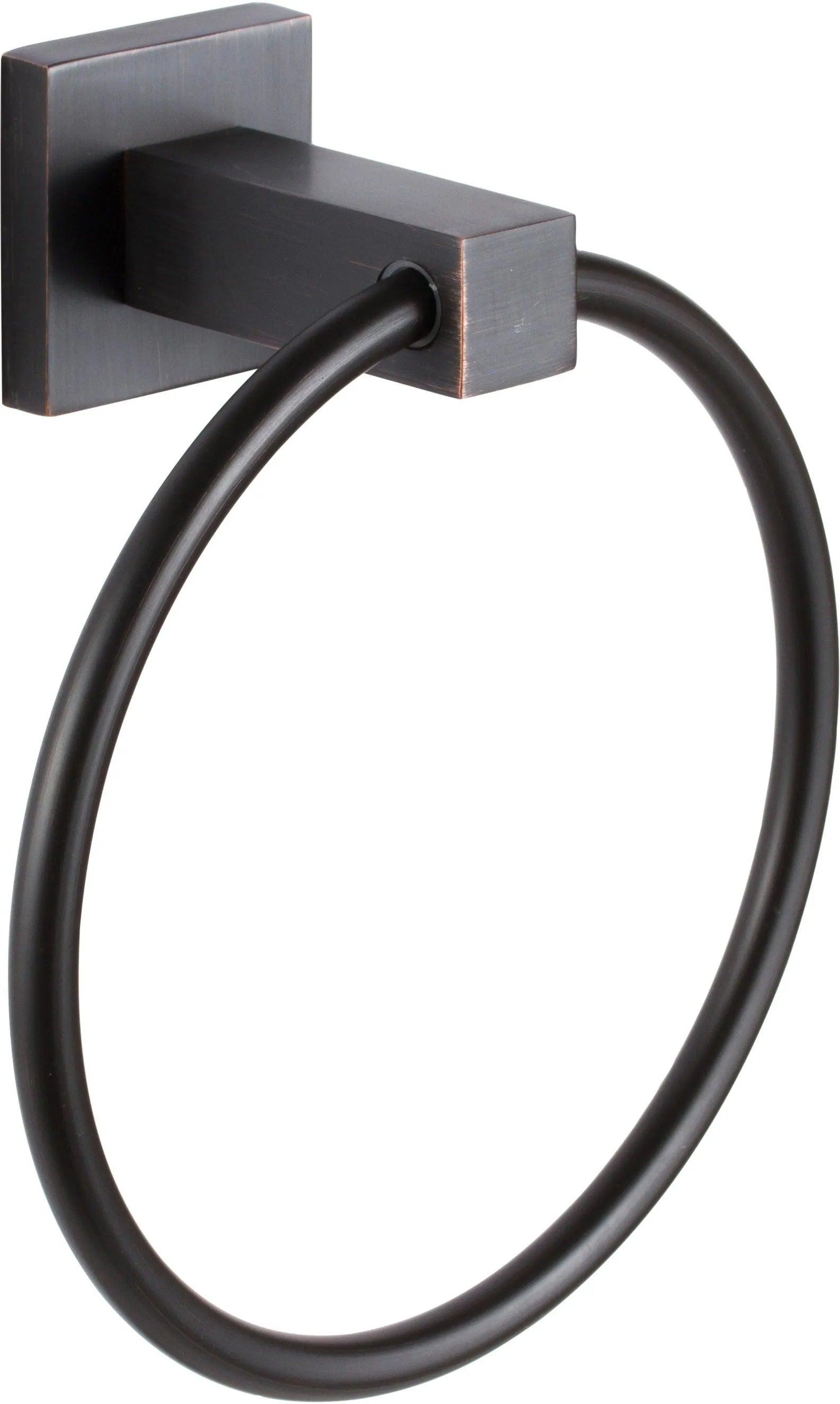 The Sure-Loc Baden Towel Ring in Vintage Bronze finish