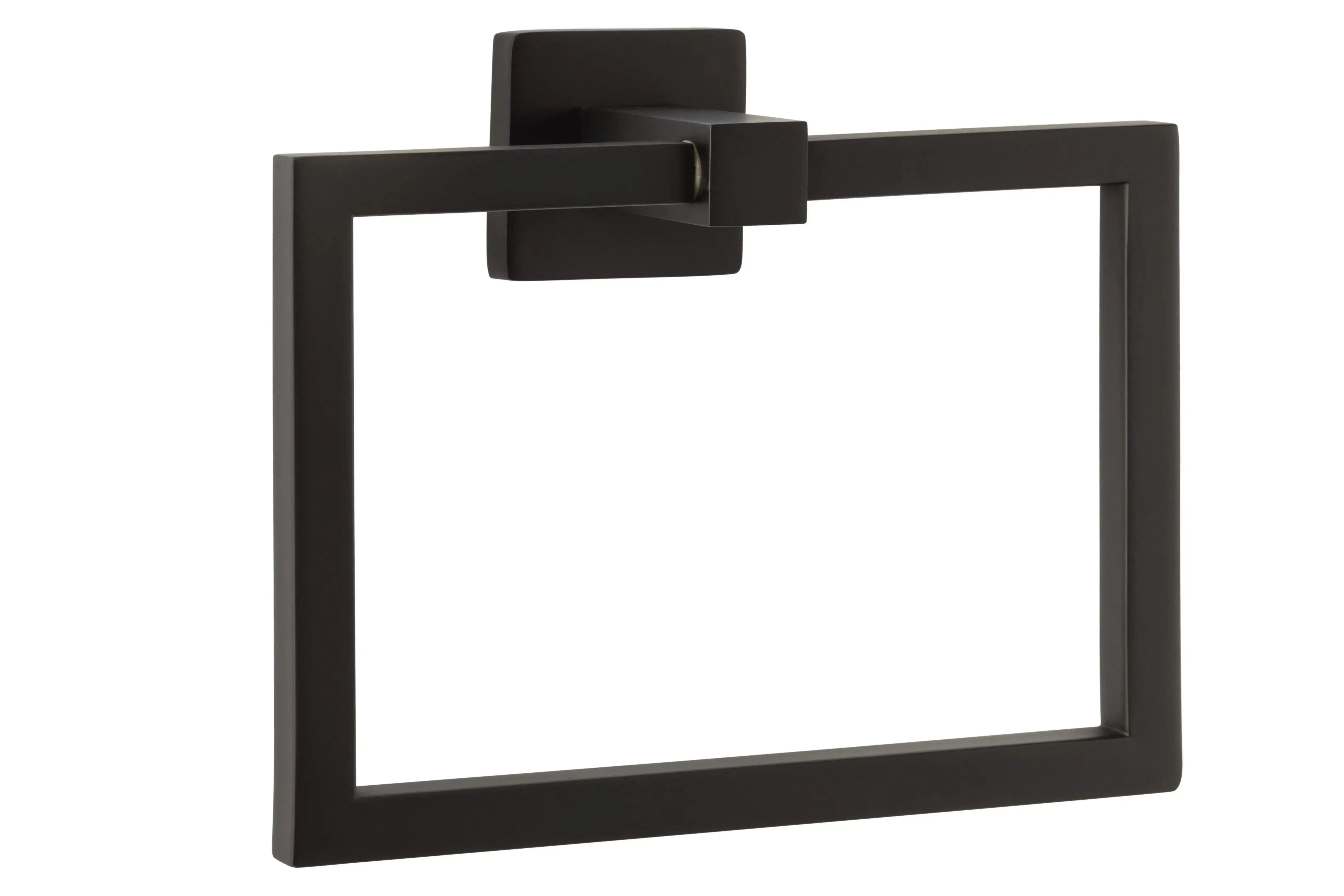 Sure-Loc Vlora Solid Brass Towel Ring in Flat Black finish