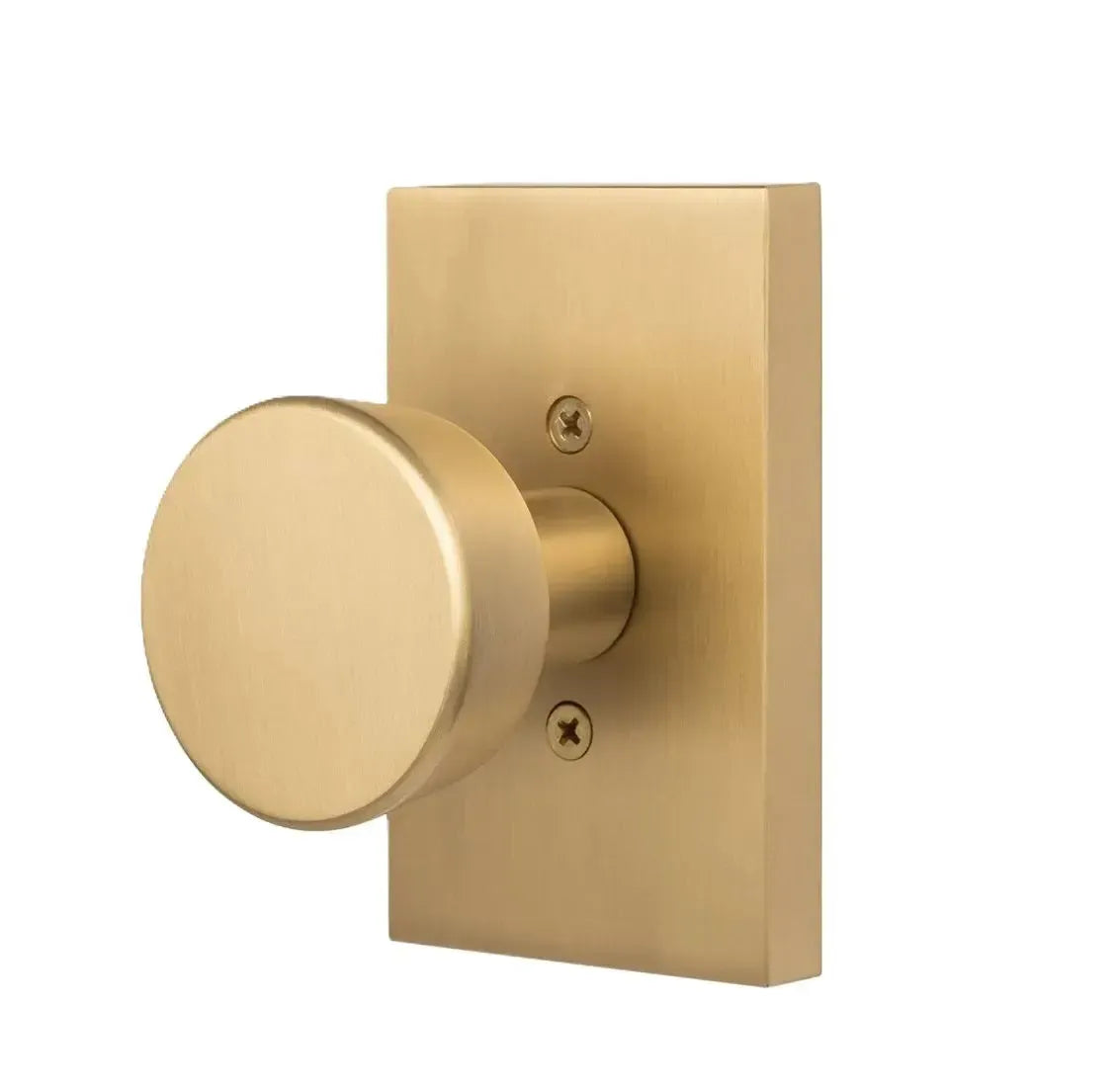 Sure-Loc Zermatt Knob in Satin Brass finish