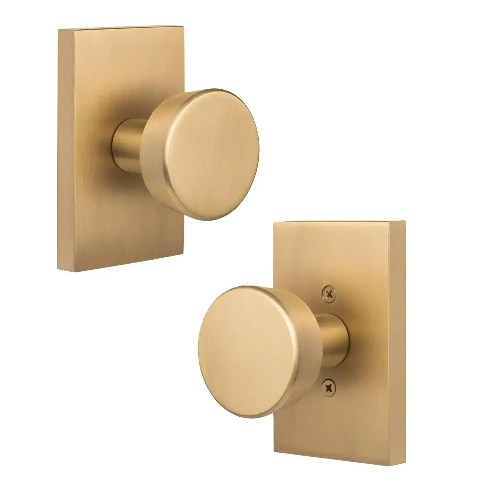 Sure-Loc Zermatt Knob in Satin Brass finish