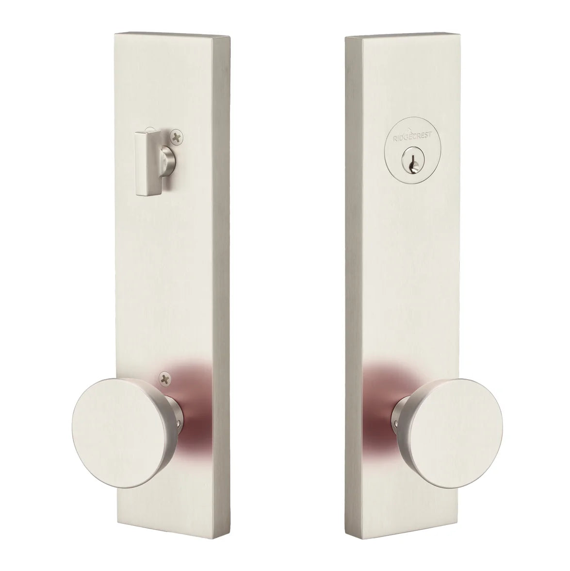Sure-Loc Zermatt Sideplate Entry Knob with Deadbolt Satin Nickel