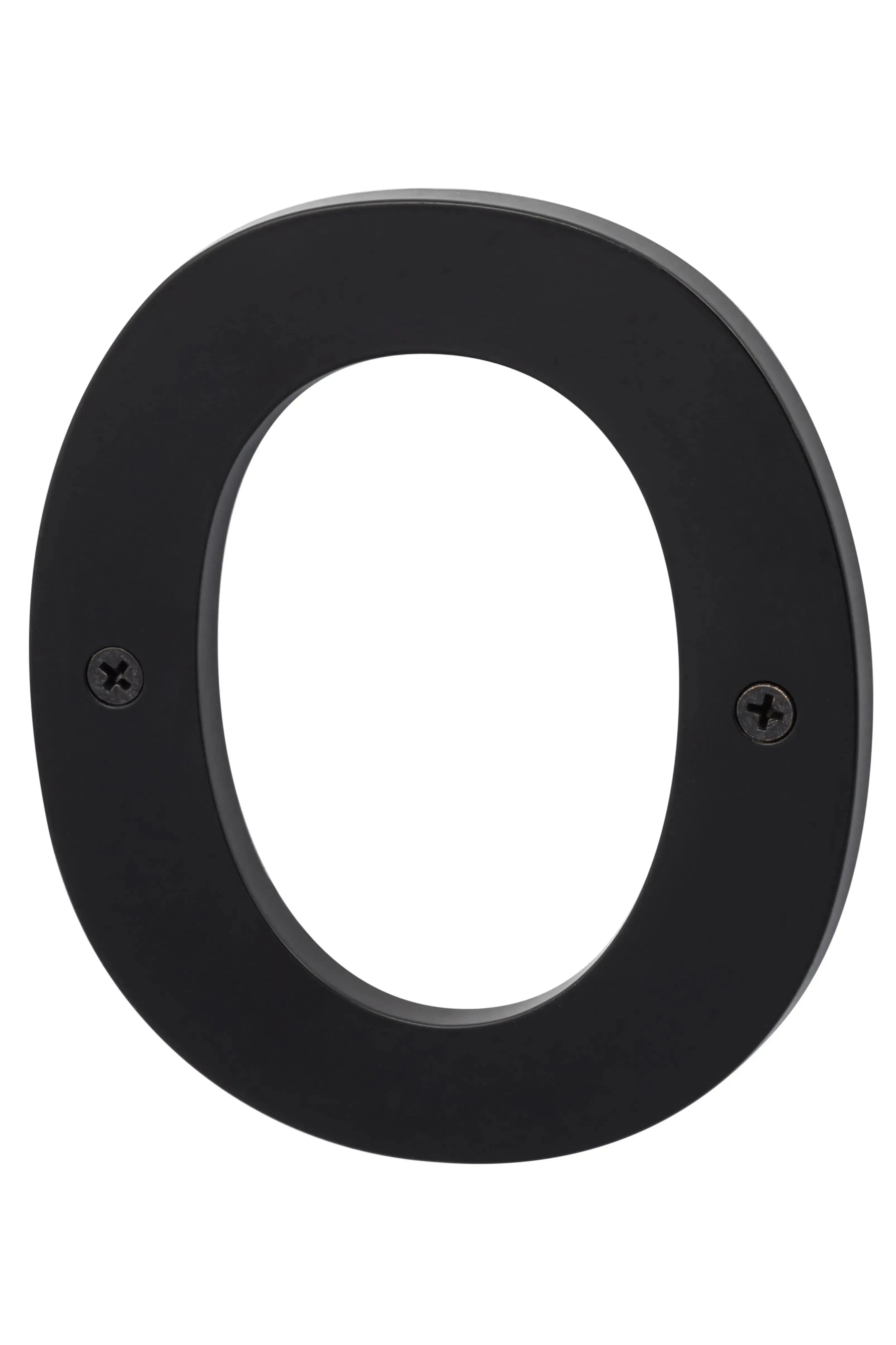 Sure-Loc Zinc House Number 5", No. 0 in Flat Black finish
