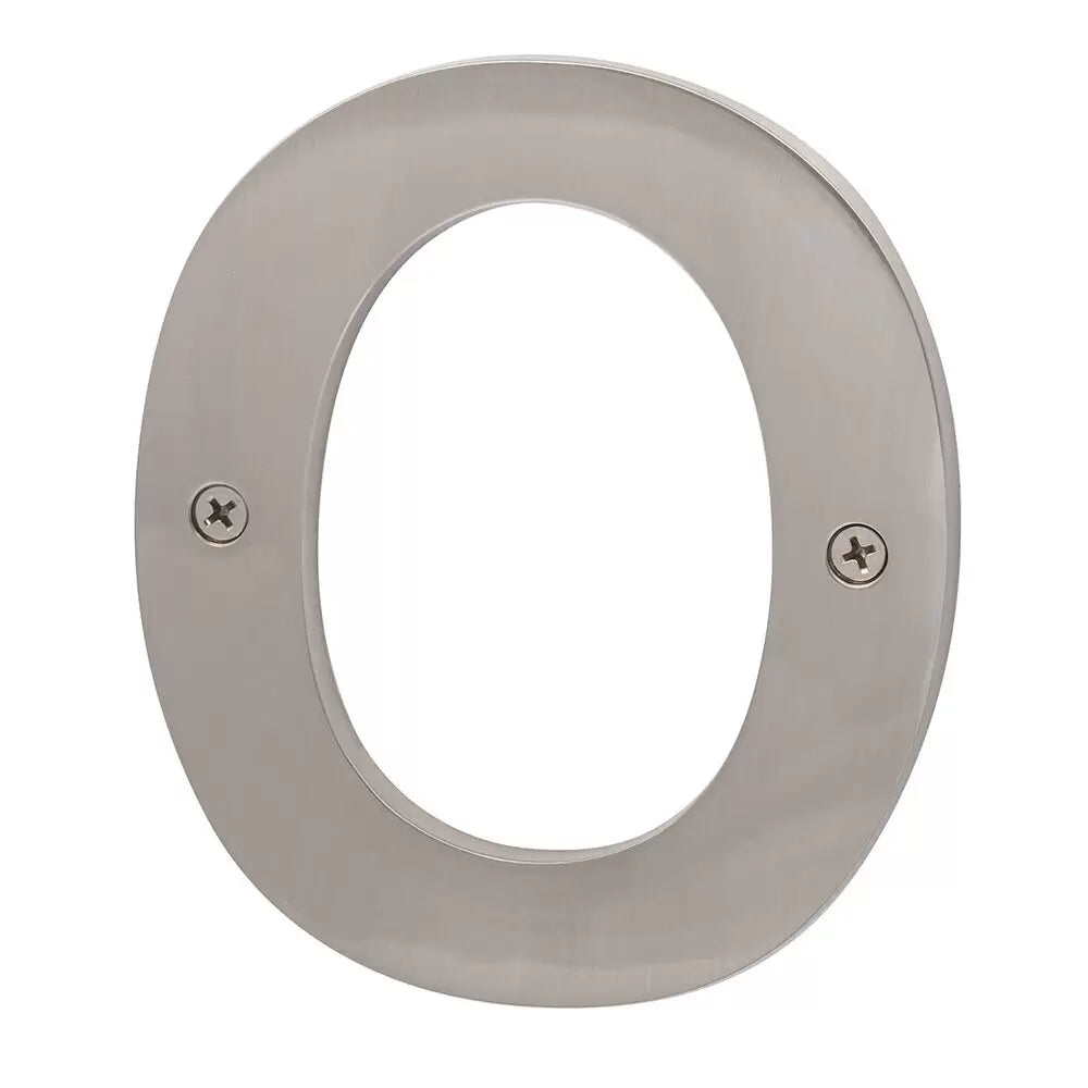 Sure-Loc Zinc House Number 5", No. 0 Satin Nickel