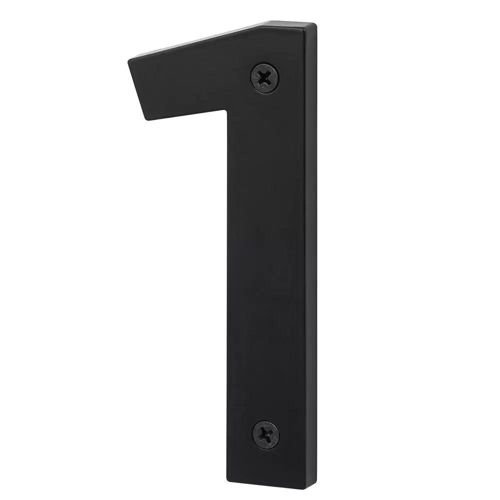 Sure-Loc Zinc House Number 5", No. 1 Flat Black