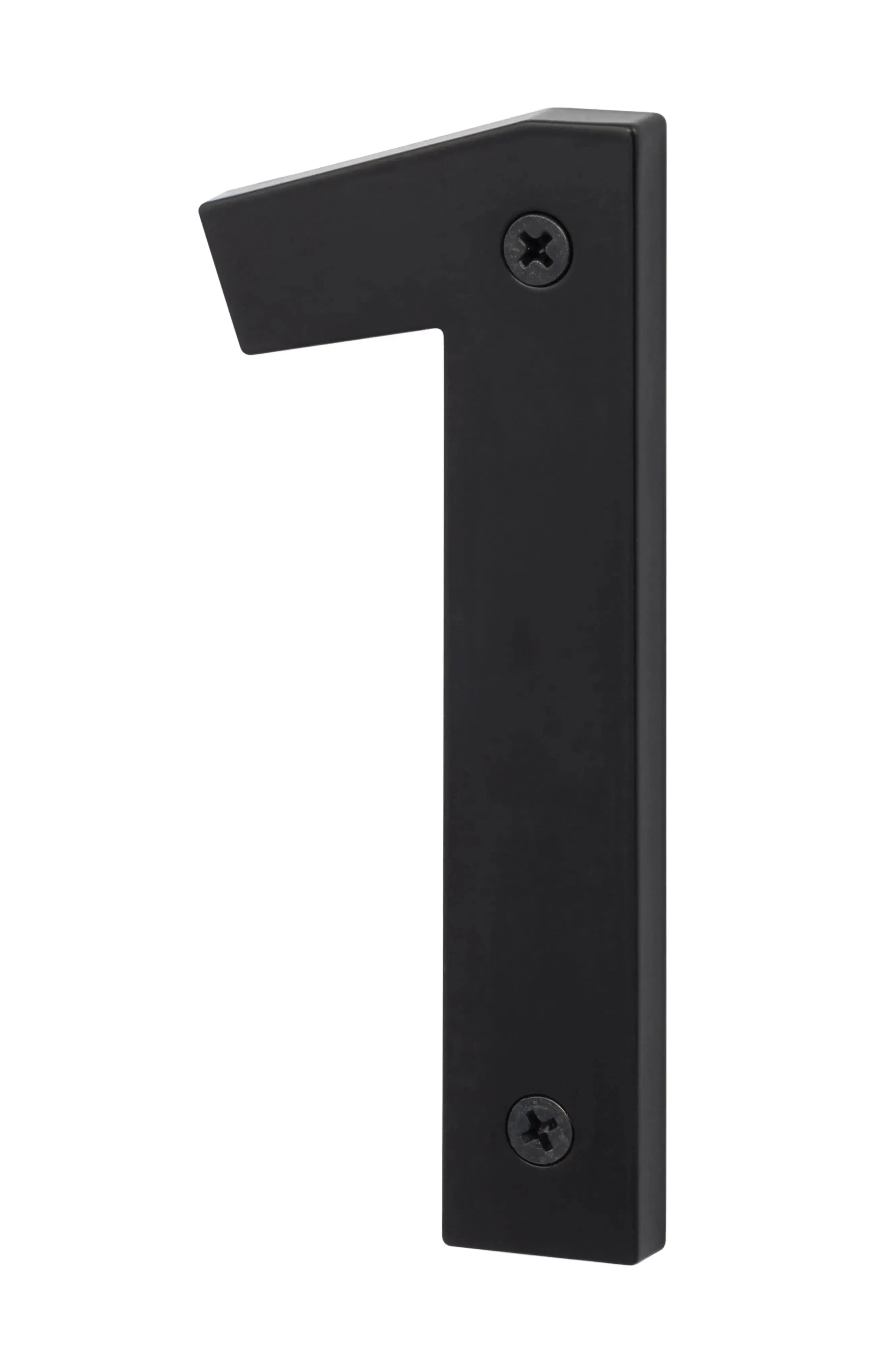 Sure-Loc Zinc House Number 5", No. 1 in Flat Black finish