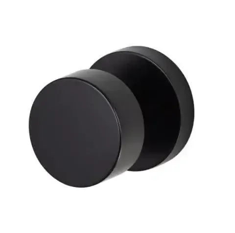 Sure-Loc Zurich Knob with Round Rosette Flat Black