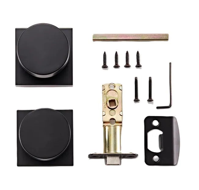 Sure-LocSure-Loc Zurich Knob with Square Rosette in 