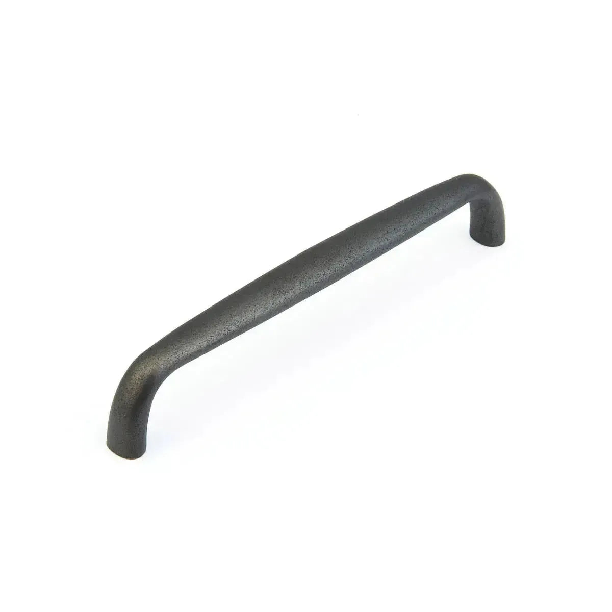 The Schaub Traditional Cabinet Pull in Distressed Bronze finish.