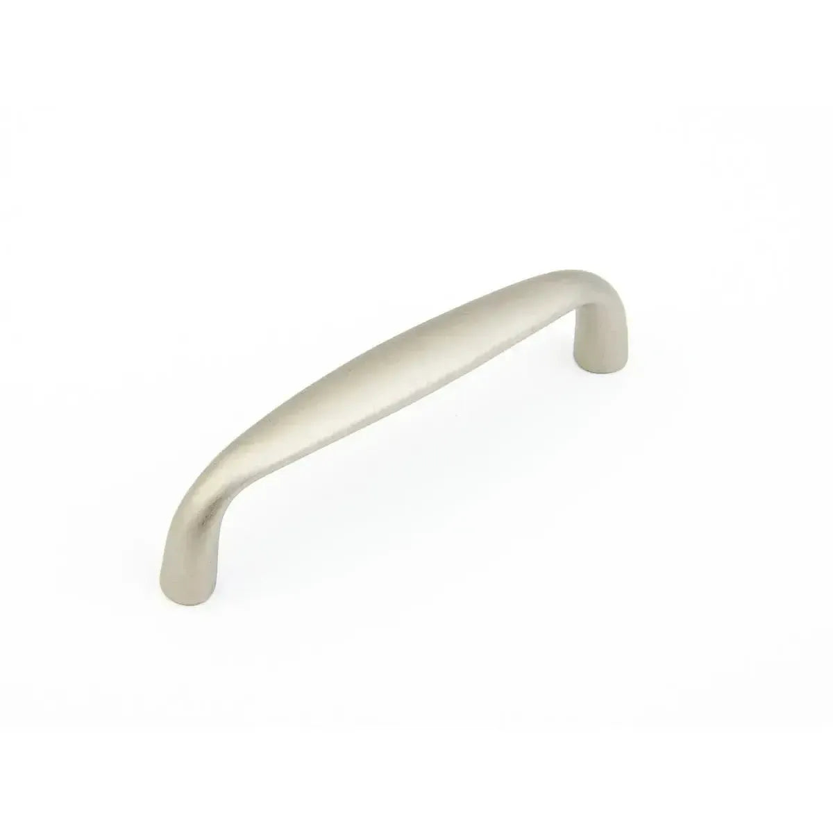 The Schaub Traditional Cabinet Pull in Distressed Nickel finish.