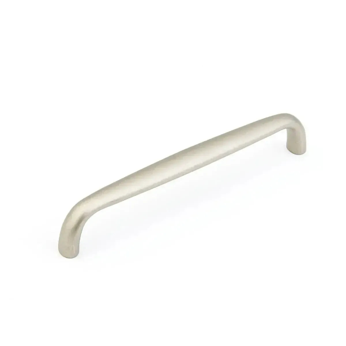 The Schaub Traditional Cabinet Pull in Distressed Nickel finish.