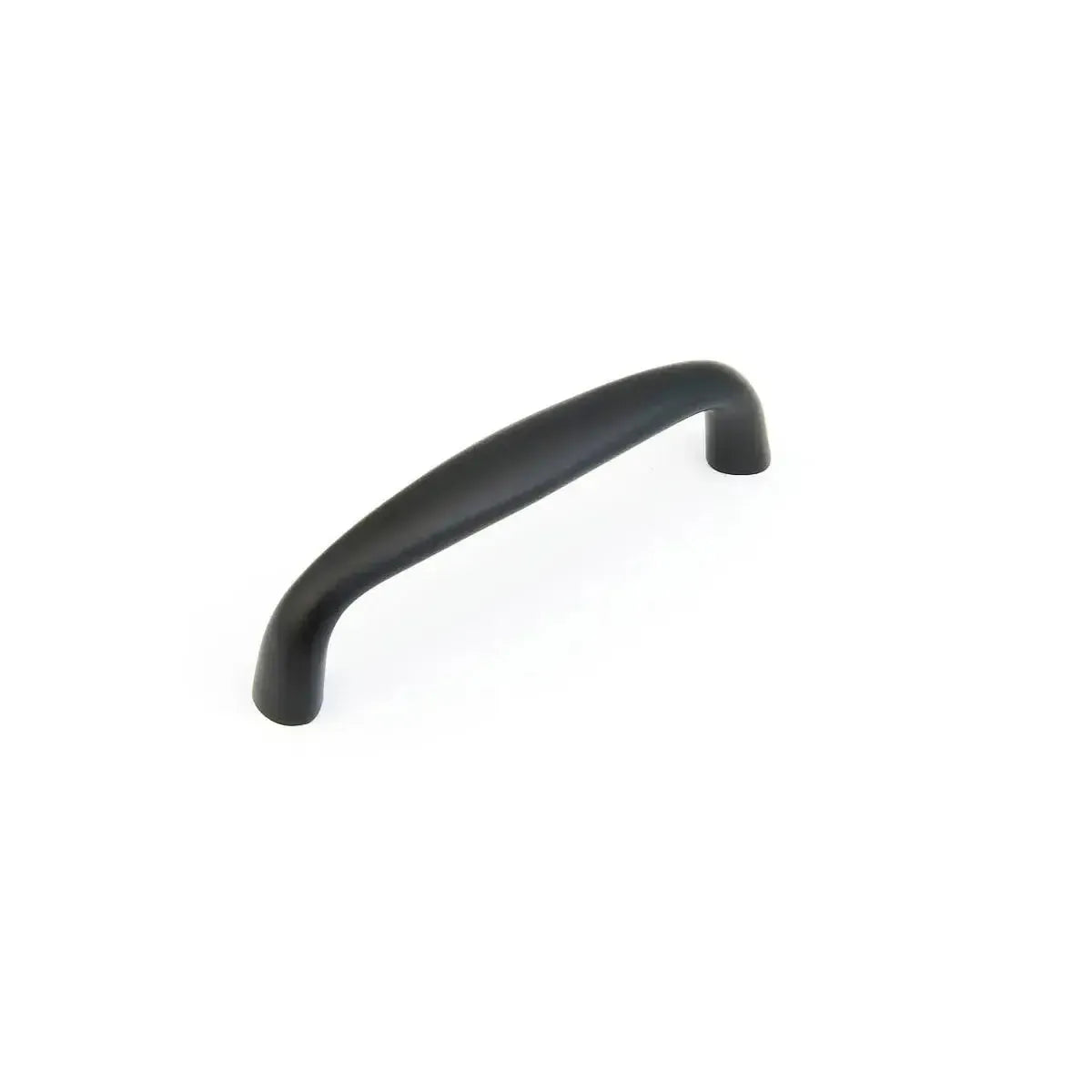 The Schaub Traditional Cabinet Pull in Flat Black finish.