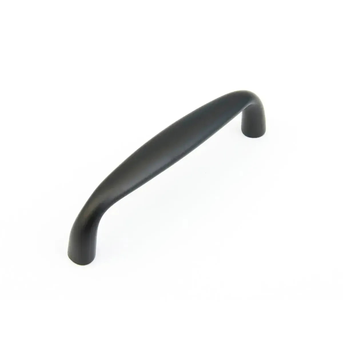 The Schaub Traditional Cabinet Pull in Flat Black finish.