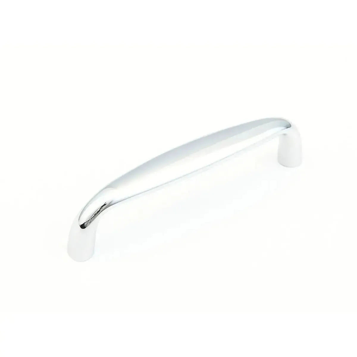 The Schaub Traditional Cabinet Pull in Polished Chrome finish.