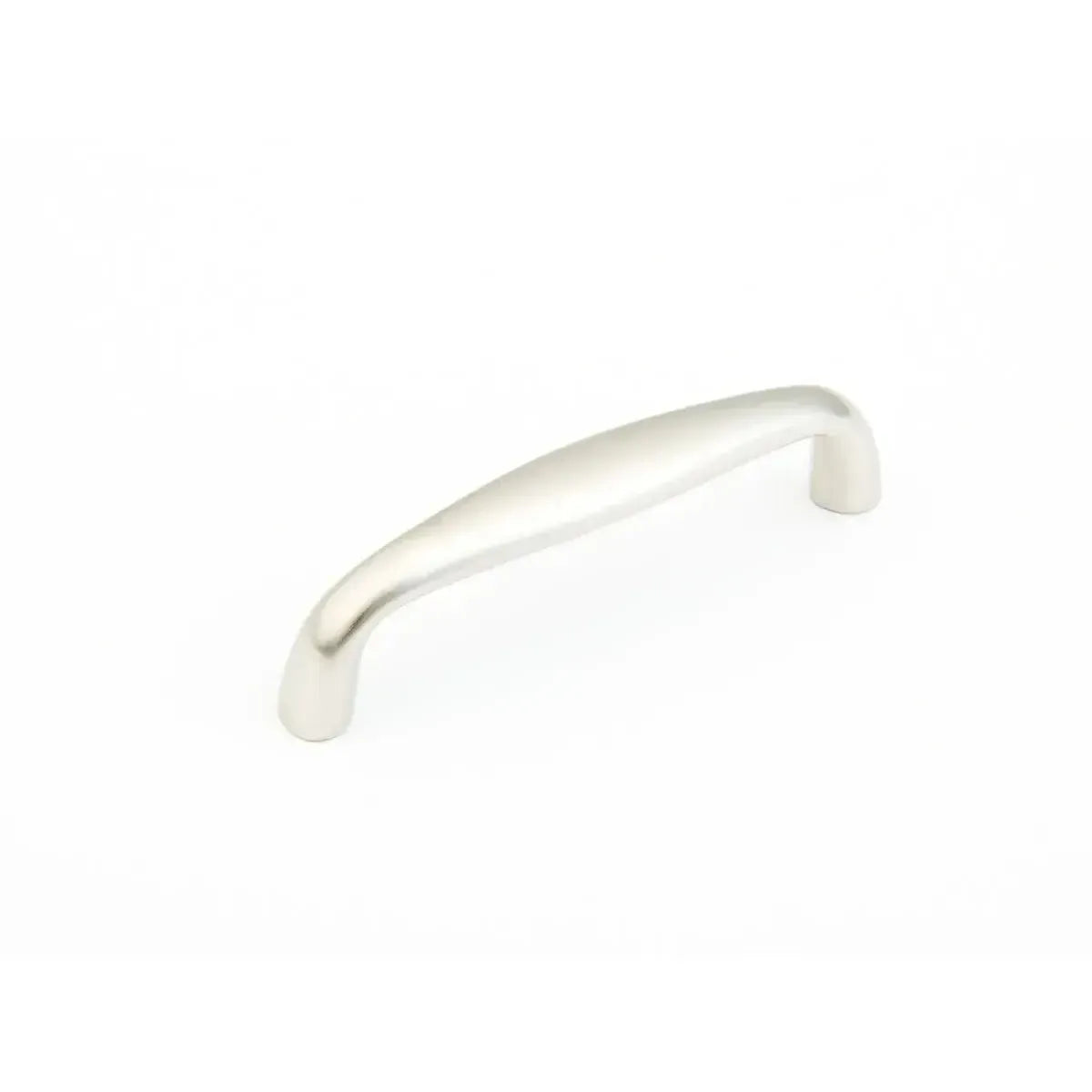 The Schaub Traditional Cabinet Pull in Satin Nickel finish.