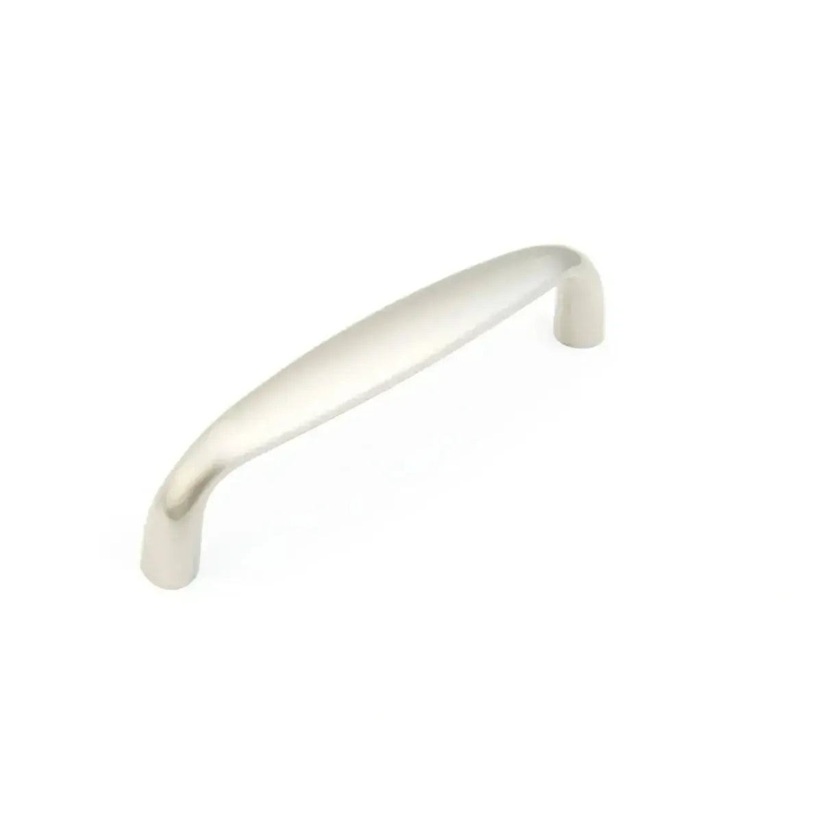 The Schaub Traditional Cabinet Pull in Satin Nickel finish.